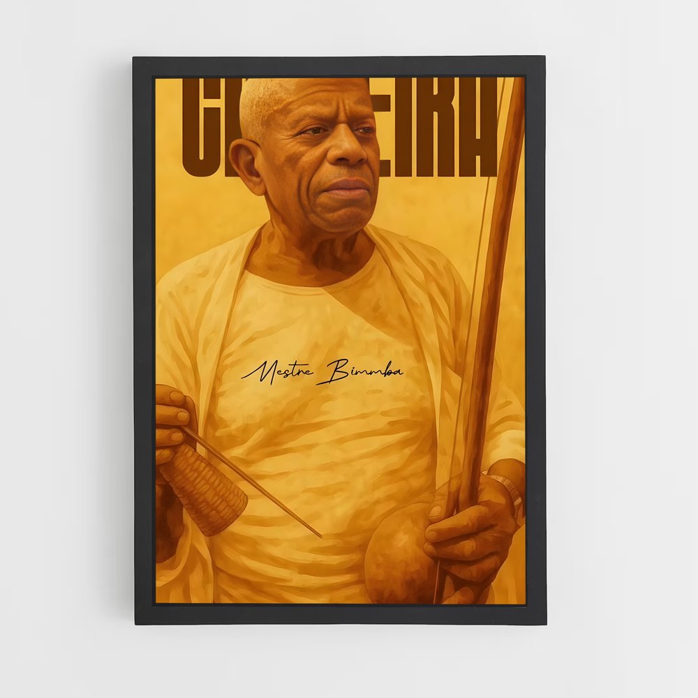 Poster Mestre Bimba – affiche Capoeira (vue 2)